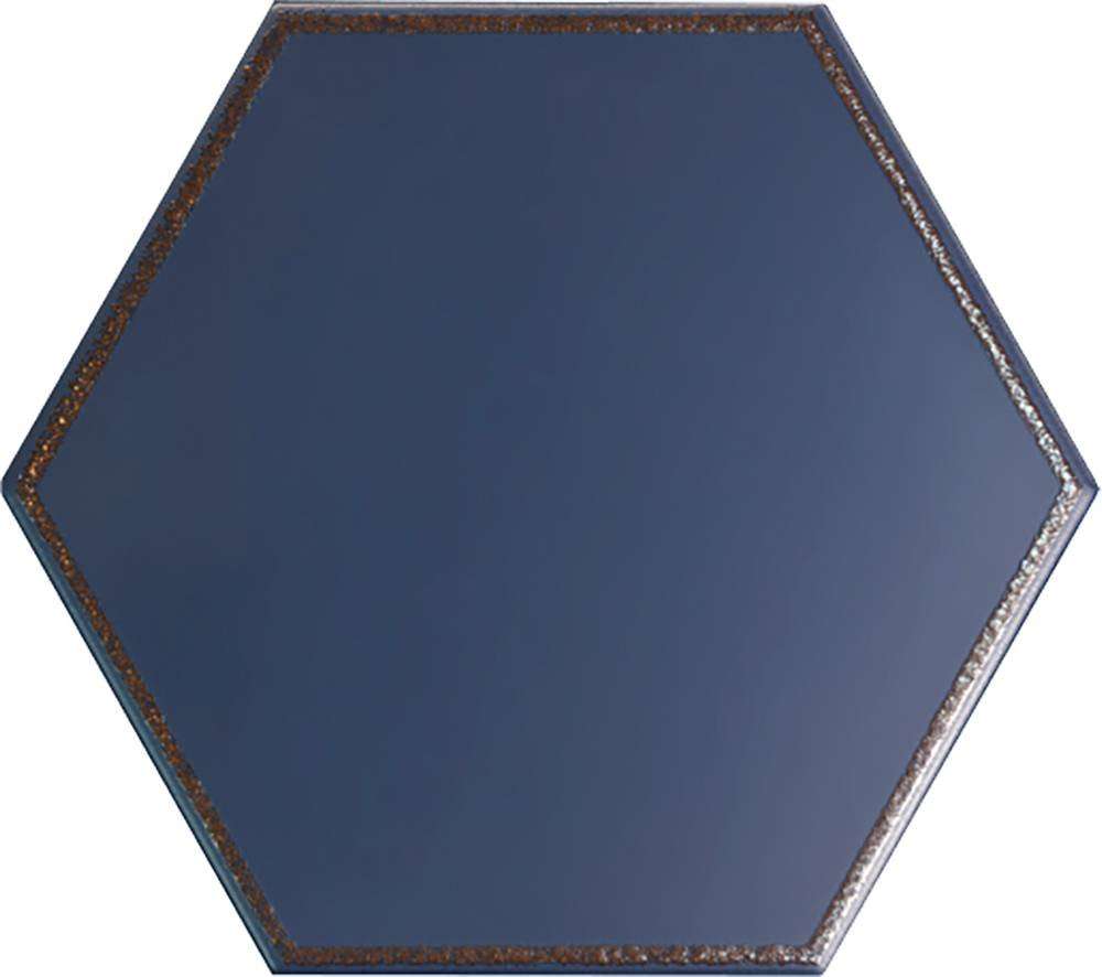 Декоративные элементы Maritima Astro Decor Blue, цвет синий, поверхность матовая, шестиугольник, 200x240