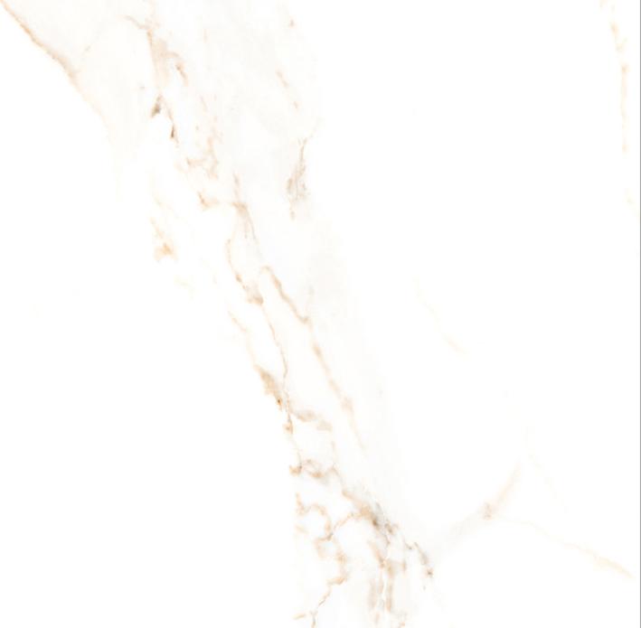 Керамогранит Laparet Golden Statuario Matt, цвет белый бежевый, поверхность матовая, квадрат, 600x600