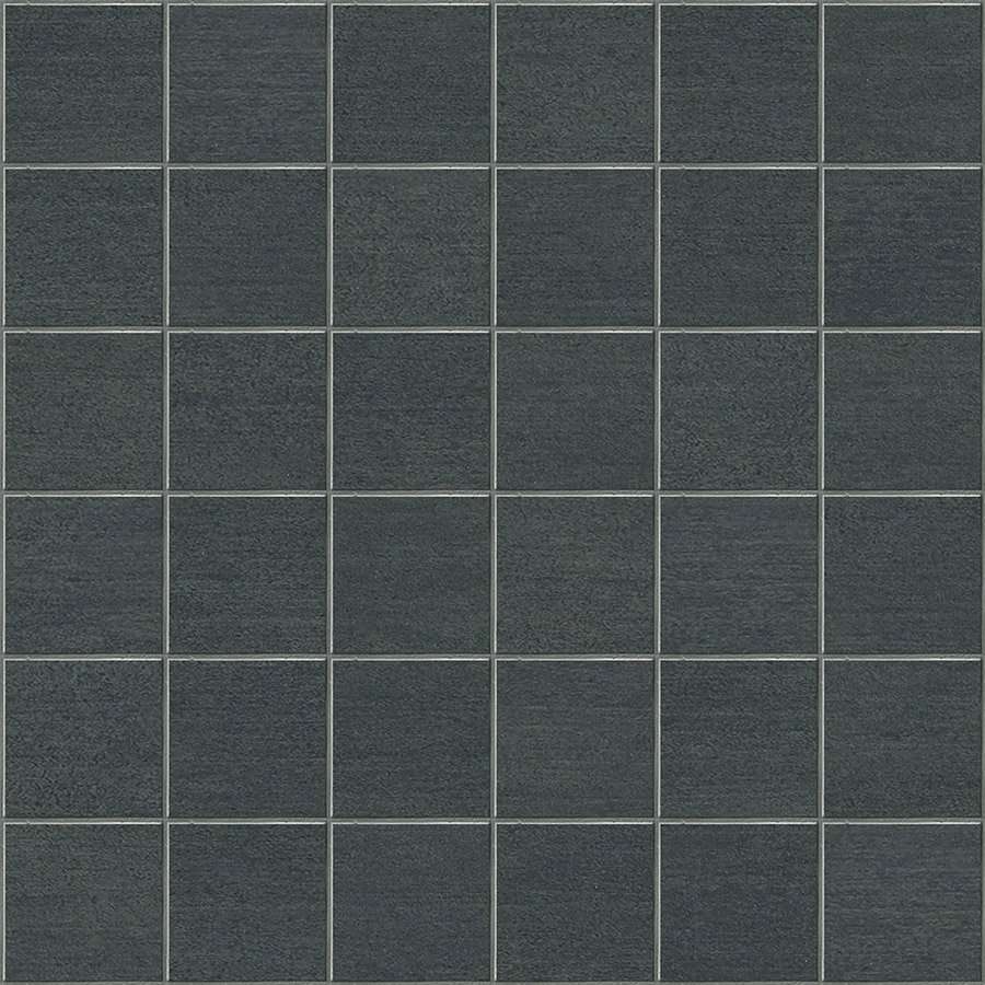 Мозаика Cisa Neptune Mos. Antracite, цвет чёрный, поверхность матовая, квадрат, 300x300