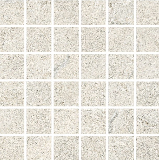 Керамогранит Мозаика Impronta Dorset Bianco Cut Mosaico DR013MA, цвет белый, поверхность натуральная, квадрат, 300x300