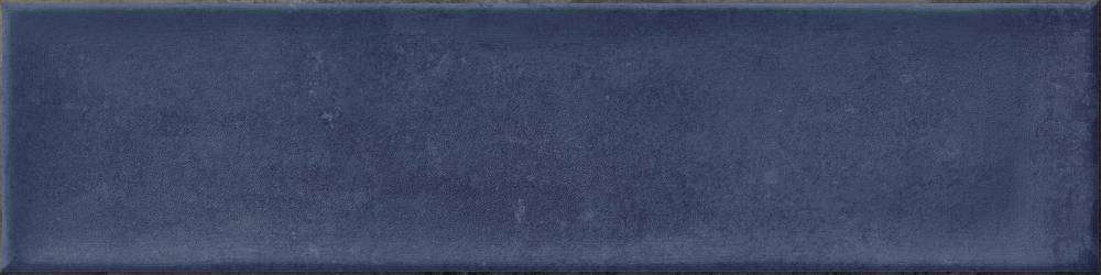 Керамическая плитка Grespania Rambla Zafiro DRA50, цвет синий, поверхность глянцевая структурированная, под кирпич, 75x300