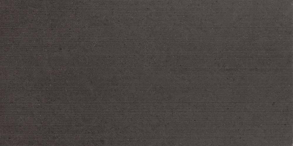 Керамогранит Apavisa Nanoconcept Black Rigato, цвет чёрный, поверхность структурированная, прямоугольник, 450x900