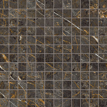 Мозаика La Faenza Aesthetica MK.AE GOL6 30, цвет коричневый, поверхность матовая, квадрат, 300x300
