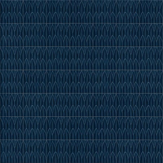 Декоративные элементы Ragno Sol Struttura Foglia Blu 3D R9RF, цвет синий, поверхность глянцевая 3d (объёмная), квадрат, 150x150