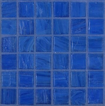 Мозаика Bisazza SM 10.06, цвет синий, поверхность глянцевая, квадрат, 322x322
