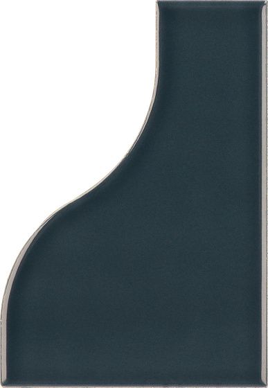 Керамическая плитка Equipe Curve Ink Blue 28852, цвет синий, поверхность глянцевая, прямоугольник, 83x120