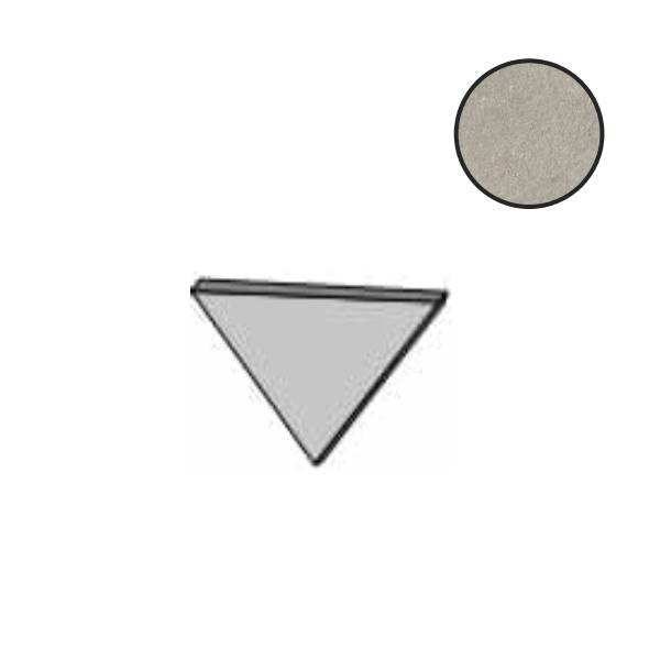 Спецэлементы Atlas Concorde Italy Boost Mineral Pearl Corner A.E. AIKC, цвет серый, поверхность матовая, треугольник, 10x10