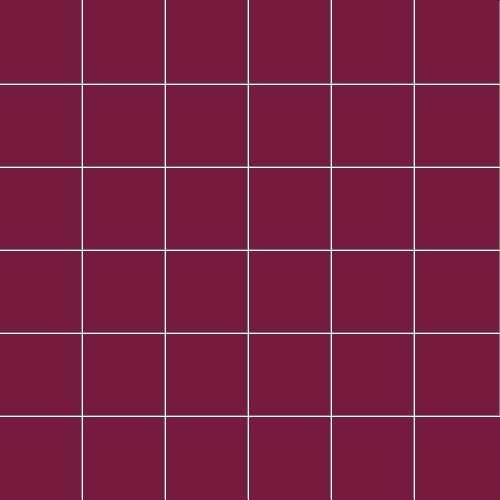 Мозаика Ce.Si Matt Amaranto Rete 5x5, цвет бордовый, поверхность матовая, квадрат, 300x300