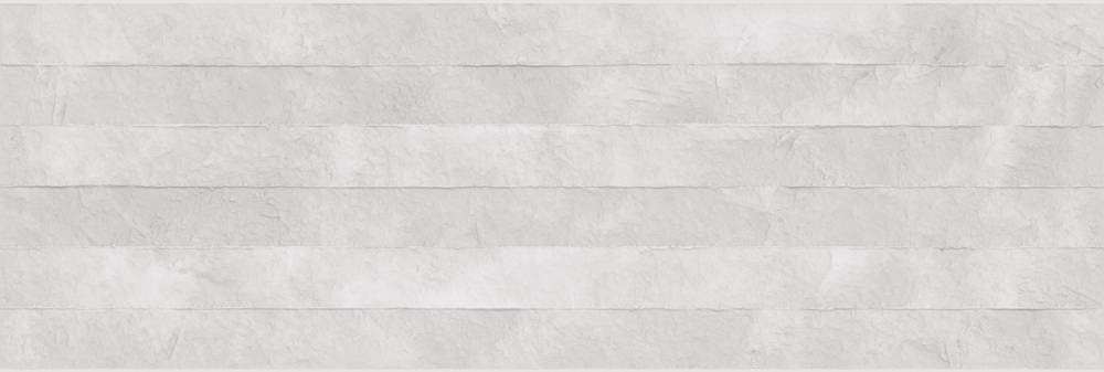 Керамическая плитка Pamesa Tobruk Blanco Brillo Rect, цвет серый, поверхность глянцевая рельефная, прямоугольник, 300x900