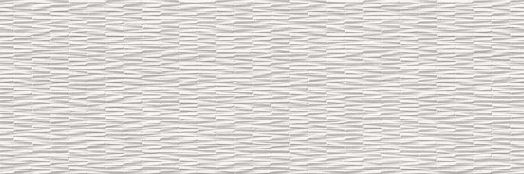 Керамическая плитка Ragno Resina Bianco Struttura Wall 3D Rett R79E, цвет белый, поверхность структурированная 3d (объёмная), прямоугольник, 400x1200