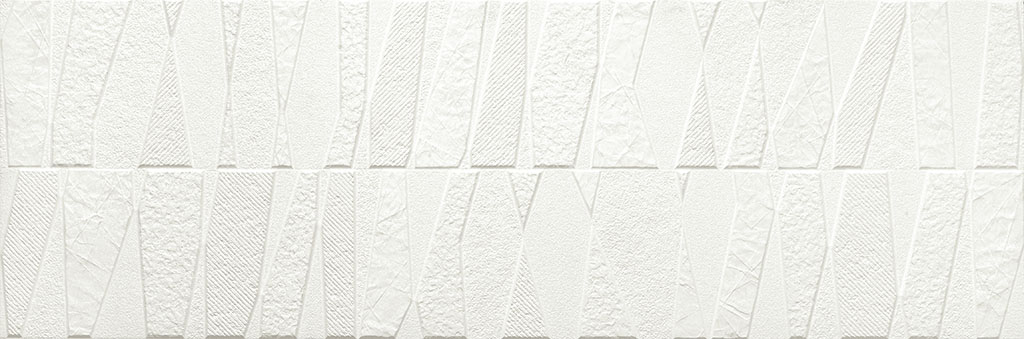 Керамическая плитка Azulejos Alcor Lombardia Relieve Kassel, цвет белый, поверхность глянцевая, прямоугольник, 328x1000
