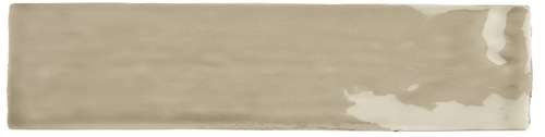 Керамическая плитка Bestile Bellini Alga, цвет серый, поверхность глянцевая, под кирпич, 75x300