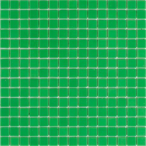 Мозаика Alma Mosaic Sandy SBN409, цвет зелёный, поверхность глянцевая, квадрат, 327x327