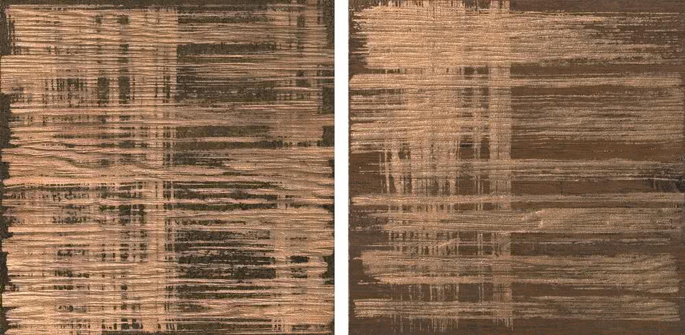 Декоративные элементы La Faenza Legno Del Notaio LNOT DK 20OLD, цвет коричневый, поверхность матовая, квадрат, 200x200