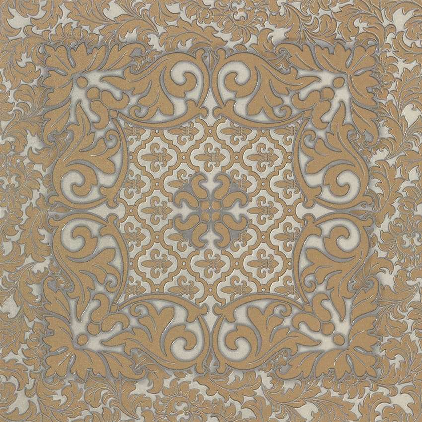 Декоративные элементы Cisa Reload Dec. Russia Cotton, цвет бежевый, поверхность матовая, квадрат, 600x600