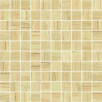 Мозаика MO.DA Attica Pro Mosaico Travertino Beige (3x3) Lev, цвет бежевый, поверхность полированная, квадрат, 300x300