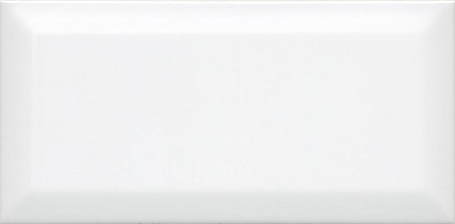 Керамическая плитка Kerama Marazzi Бланше белый грань 19040, цвет белый, поверхность глянцевая, прямоугольник, 99x200