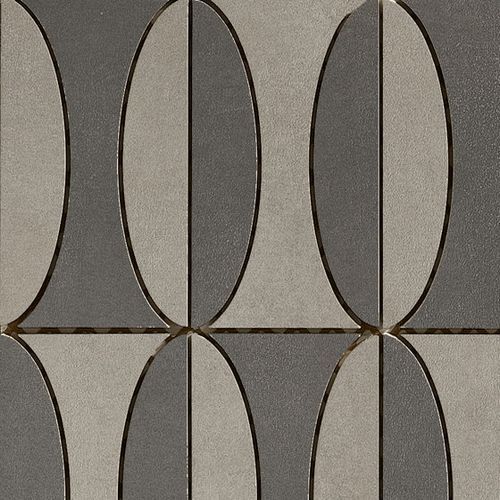 Декоративные элементы Floor Gres Industrial Plomb/Steel Decoro B 739441, цвет серый чёрный, поверхность матовая, квадрат, 300x300
