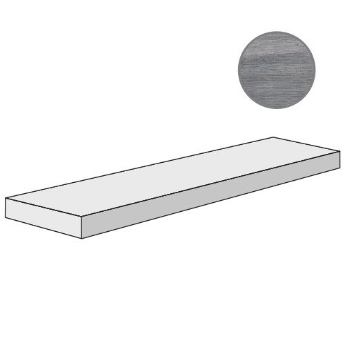 Ступени ABK Ang.Top Sx Soleras Antracite S1R55154, цвет серый, поверхность матовая, прямоугольник, 320x1200