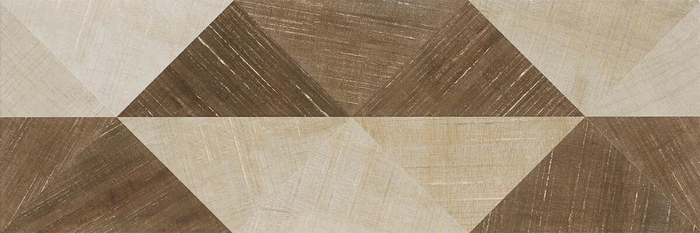 Декоративные элементы Serra Filigran Beige&Brown Relief Decor, цвет разноцветный, поверхность матовая, прямоугольник, 300x900