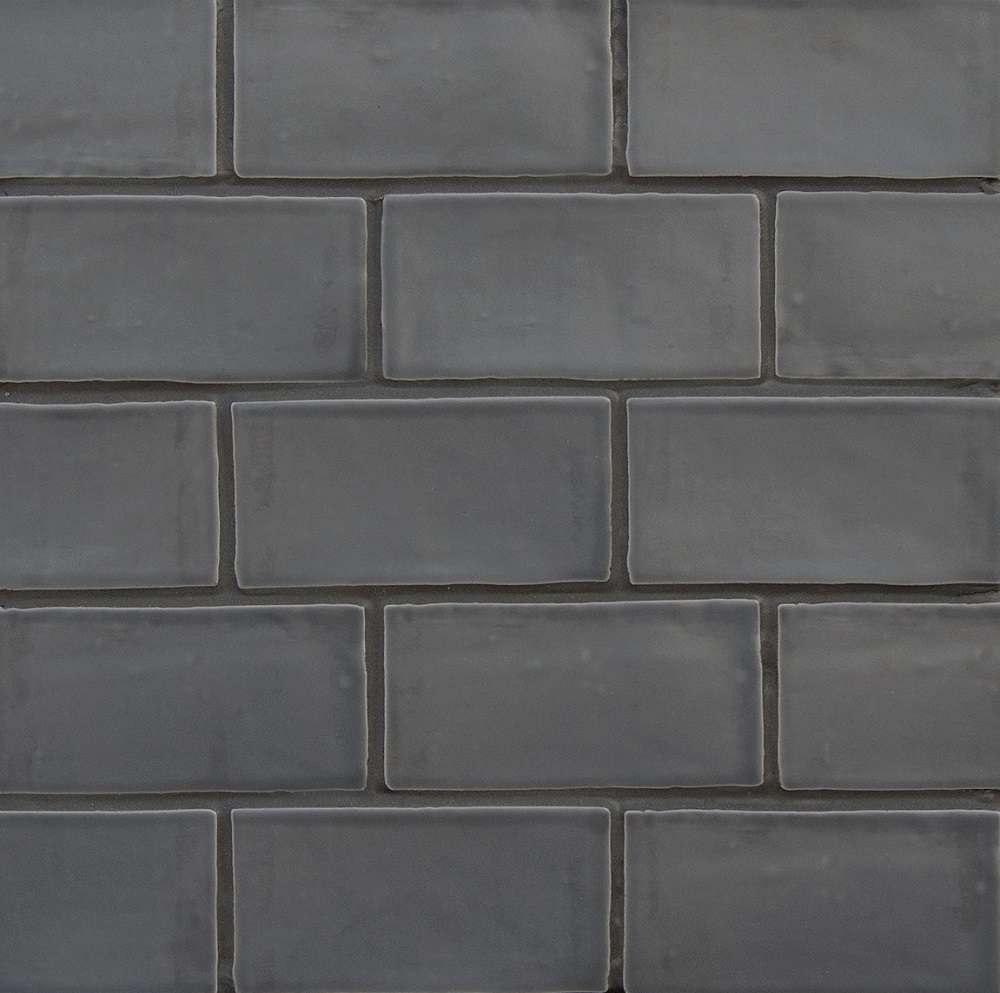 Керамическая плитка Terratinta Betonbrick Mud Matt TTBB71MMW, цвет серый, поверхность матовая, кабанчик, 75x150