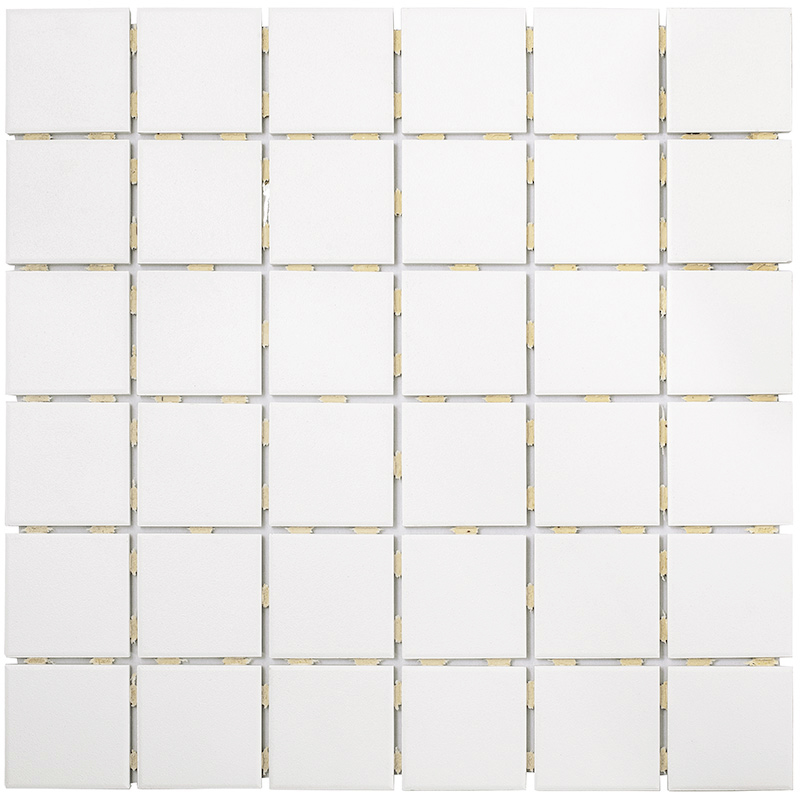 Мозаика Starmosaic Homework White Antid, цвет белый, поверхность матовая, квадрат, 306x306