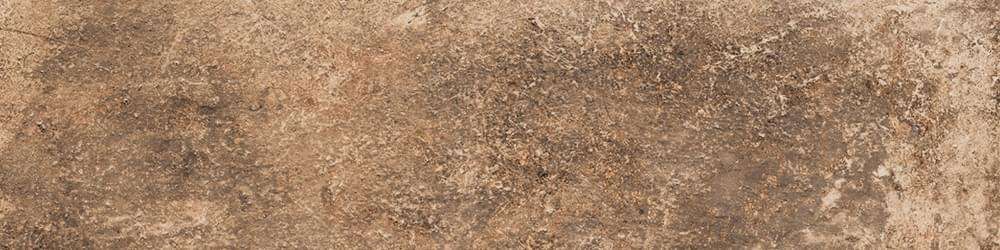 Керамогранит Monocibec Geobrick Canossa Mattoncino Grip 96149, цвет коричневый, поверхность матовая противоскользящая, под кирпич, 62x250
