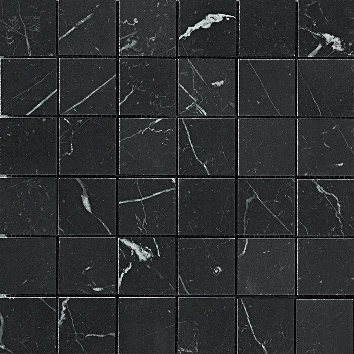 Мозаика Serenissima Magistra Mos Marquinia Lux (5X5) 1063475, цвет чёрный, поверхность полированная, квадрат, 300x300