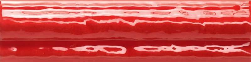 Бордюры Mainzu Moldura Vitta Red, цвет красный, поверхность глянцевая, прямоугольник, 55x200