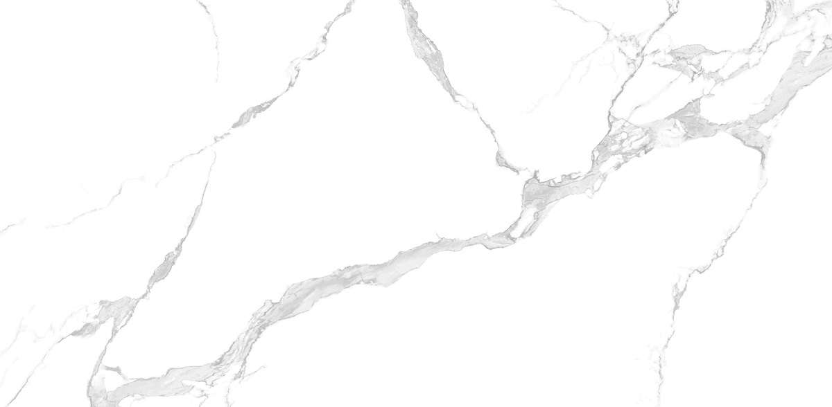 Широкоформатный керамогранит NT Ceramic Atlas Wide Bianco Carrara NTT3004P, цвет белый, поверхность полированная, прямоугольник, 1200x2400