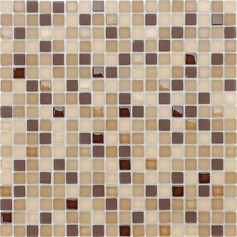Мозаика Caramelle Mosaic Naturelle Bohemia 4mm, цвет бежевый, поверхность глянцевая, квадрат, 305x305