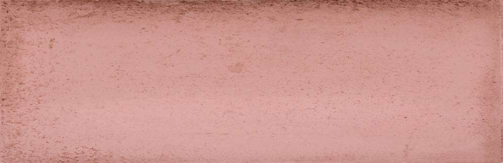 Керамическая плитка Studio One Babele Rose, цвет розовый, поверхность глянцевая, под кирпич, 65x200