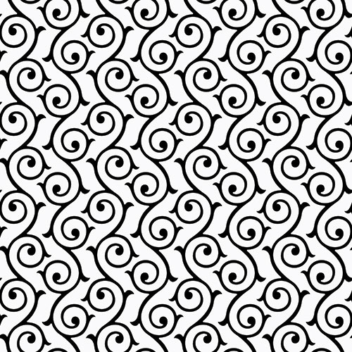 Декоративные элементы Vallelunga Colibri Nero Dec E3 6000291, цвет чёрно-белый, поверхность матовая, квадрат, 125x125
