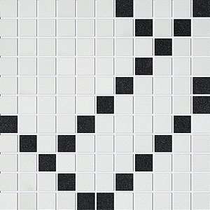 Мозаика Rocersa Sugar MS Creaty, цвет чёрно-белый, поверхность глянцевая, квадрат, 300x300