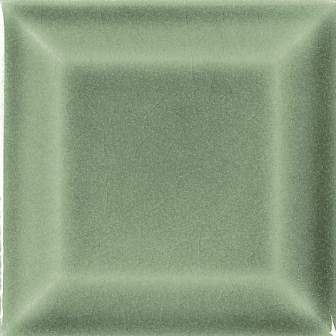Керамическая плитка Adex ADMO2028 Biselado PB C/C Verde Oscuro, цвет зелёный, поверхность глянцевая, квадрат, 75x75