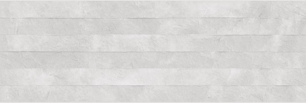 Керамическая плитка Pamesa Tobruk Snow Saten Rect, цвет серый, поверхность сатинированная рельефная, прямоугольник, 300x900