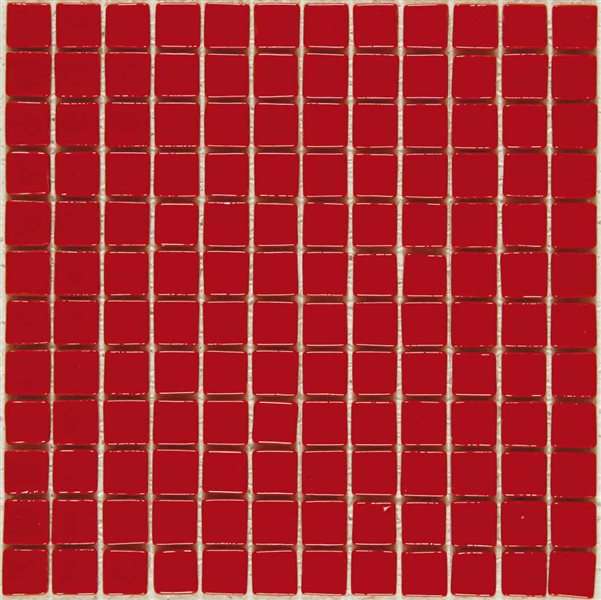 Мозаика Mosavit Monocolores Rojo MC-902, цвет красный, поверхность глянцевая, квадрат, 316x316
