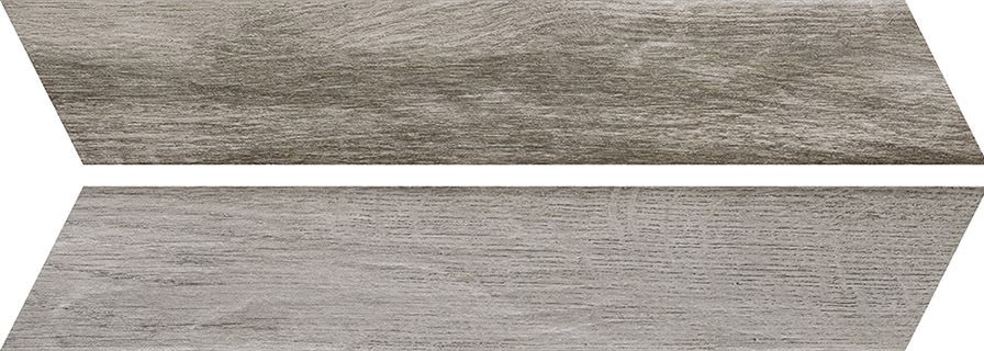 Керамогранит RHS Rondine Vintage Cedre Chevron J86583, цвет серый, поверхность матовая, шеврон, 75x407