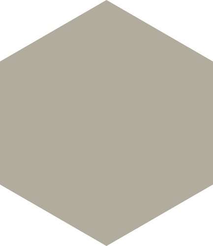 Керамогранит APE Home Hexagon Grey, цвет серый, поверхность матовая, шестиугольник, 175x202
