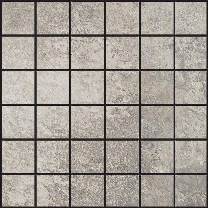 Мозаика Monocibec Pietra Castello Torrechiara Mosmosaico Su Rete 125184, цвет серый, поверхность матовая, квадрат, 300x300