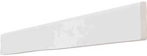 Бордюры Wow Crafted Bullnose Handmade White 99532, цвет белый, поверхность глянцевая, прямоугольник, 35x300