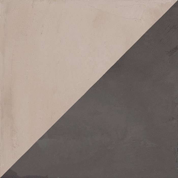 Керамогранит Marca Corona Terra Triangolo Vers. F 0376, цвет серый, поверхность матовая, квадрат, 200x200