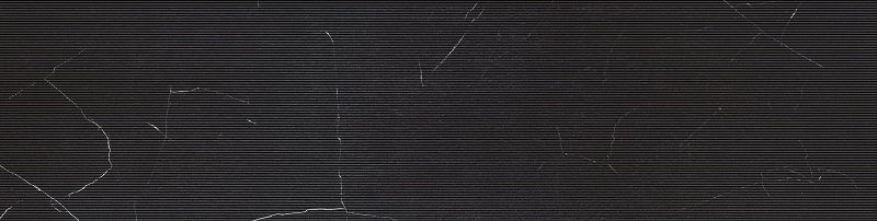 Керамогранит Piemme Majestic Velvet Royal Nero Nat 02594, цвет чёрный, поверхность 3d (объёмная), прямоугольник, 300x1200