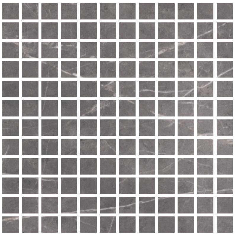 Мозаика Varmora Rebbal Nero Mosaic 23,5x23,5 Rocker, цвет чёрный, поверхность структурированная, квадрат, 303x303