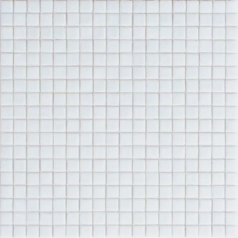 Мозаика Alma Mosaic Opaco NA109, цвет белый, поверхность глянцевая, квадрат, 295x295