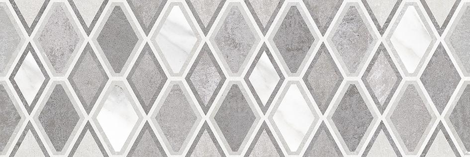 Декоративные элементы Laparet Arctic Декор Узор Серый 17-00-06-2488, цвет серый, поверхность матовая, прямоугольник, 200x600