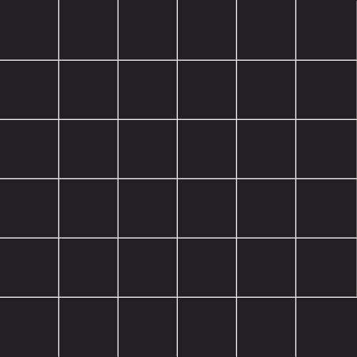 Мозаика Ce.Si Matt Testa Moro Rete 5x5, цвет чёрный, поверхность матовая, квадрат, 300x300