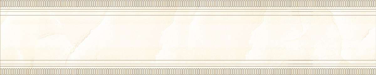 Бордюры Eurotile Lolita Border 381, цвет бежевый, поверхность глянцевая, прямоугольник, 80x400