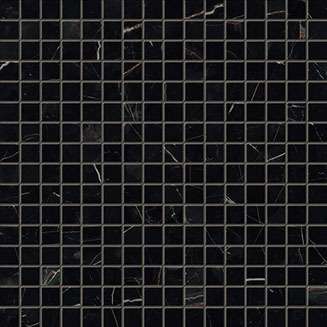 Мозаика Atlas Concorde Italy Marvel Black Atlantis Mosaic 9MQK, цвет чёрный, поверхность полированная, квадрат, 305x305