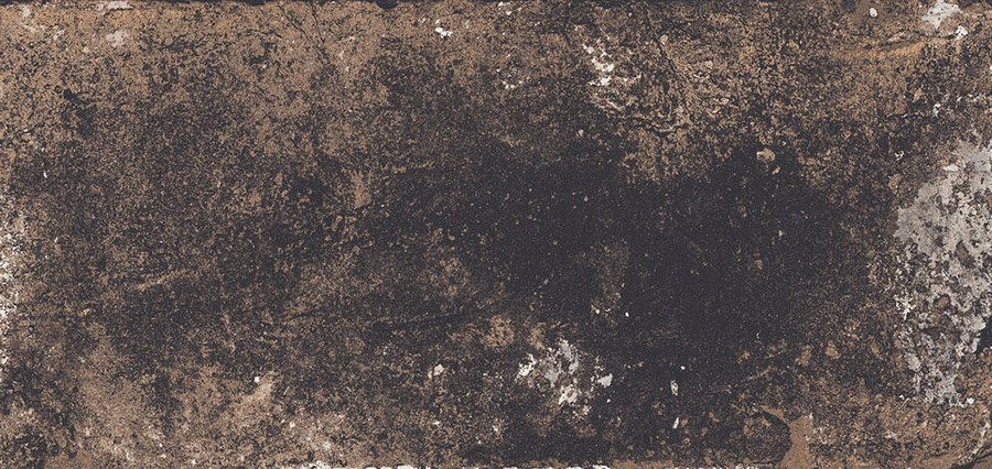 Керамогранит RHS Rondine Bristol Dark J85535, цвет коричневый тёмный, поверхность матовая, прямоугольник, 170x340